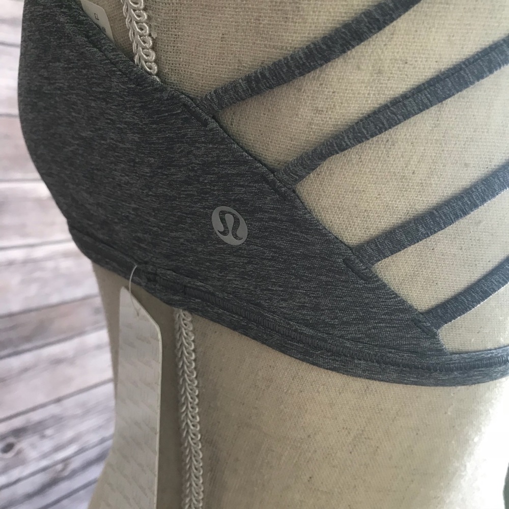 NWT HSL LULULEMON FREE TO BE BRA WILD SLATE - grey - Picture 3 of 8
